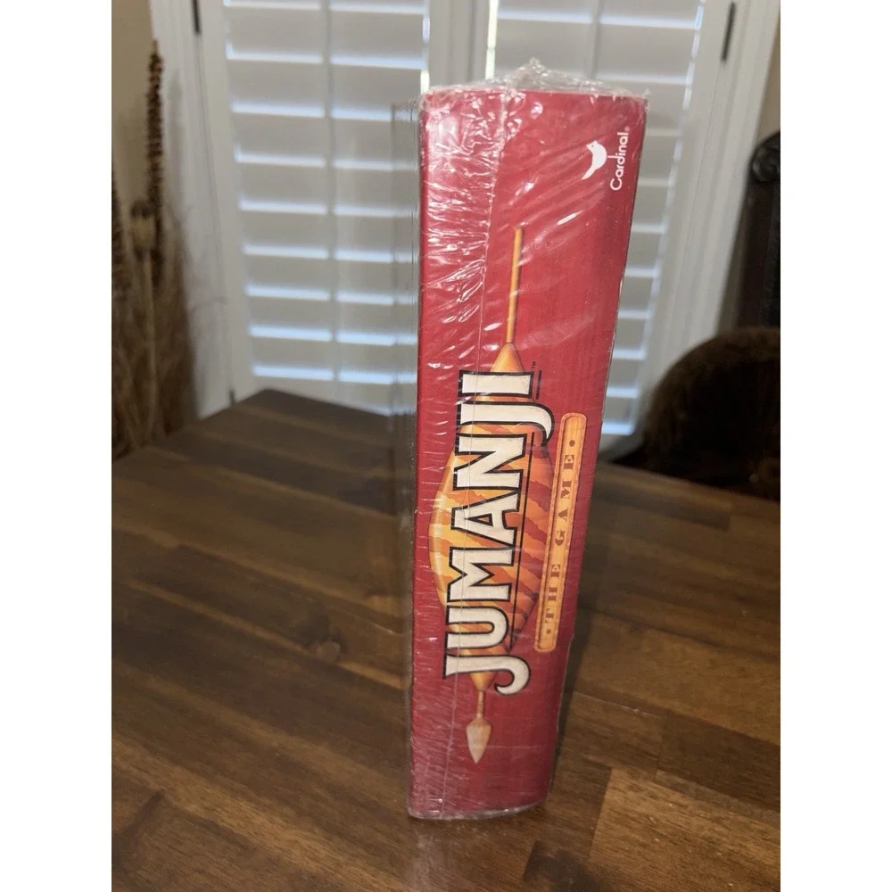 Jumanji the Game Real Wooden Box Edition of the Classic Adventure Board Game‎